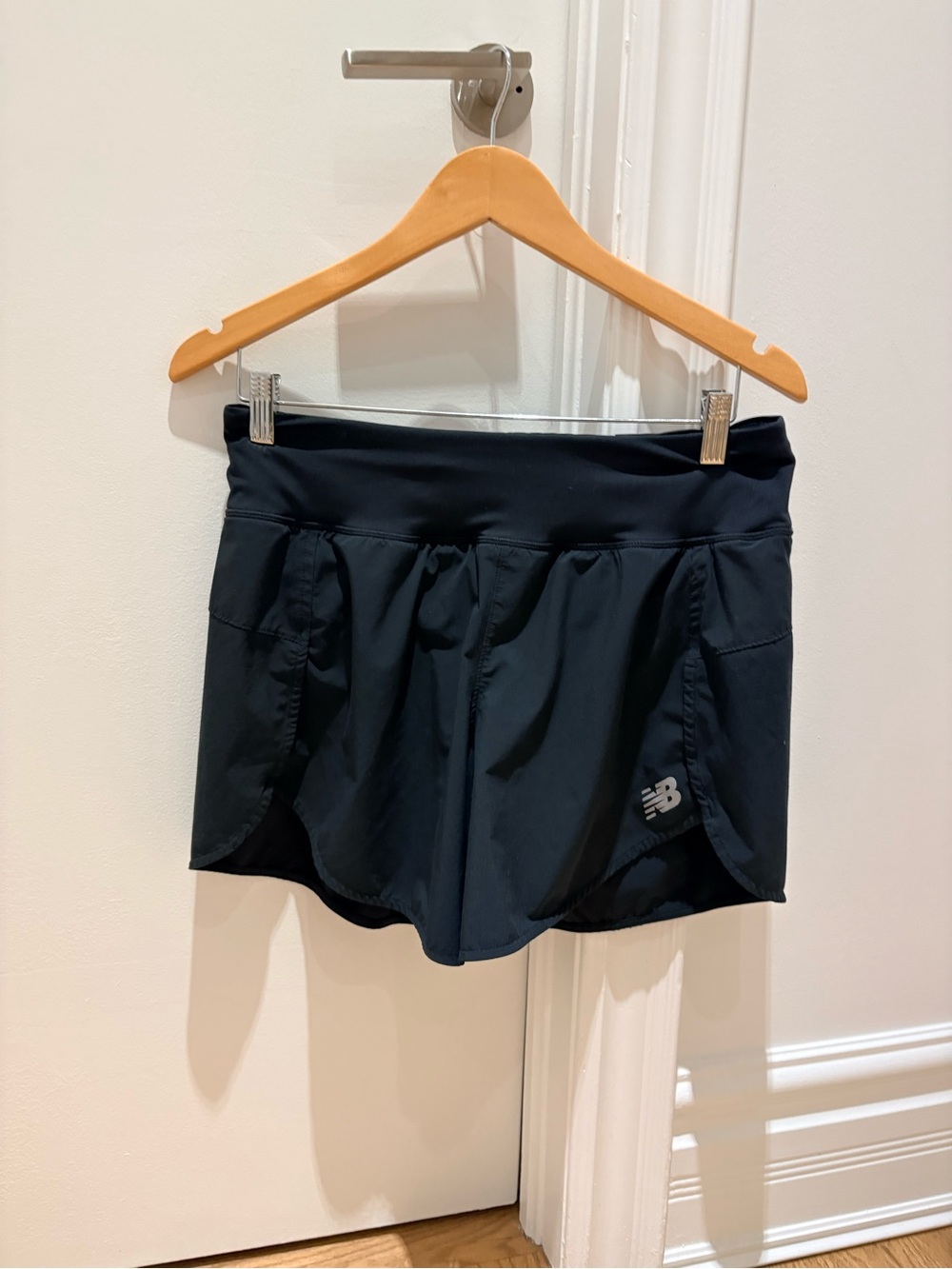New Balance Black Athletic Running Shorts W